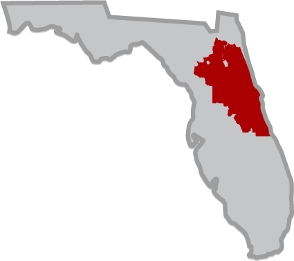 NDIA Central Florida's region encompasses most of central Florida.